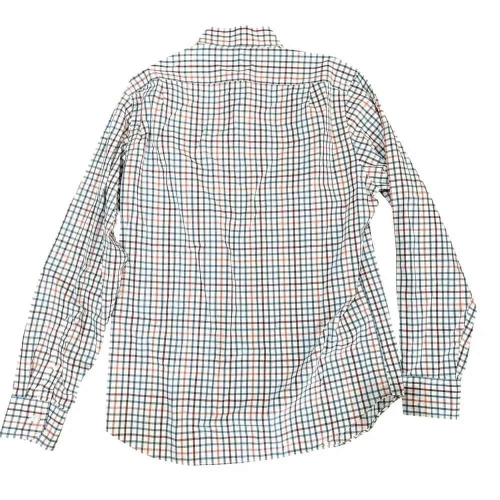 J. Crew‎ J.Crew Flex Shirt Men's Medium Button Down Plaid Red & Blue Preppy (9)